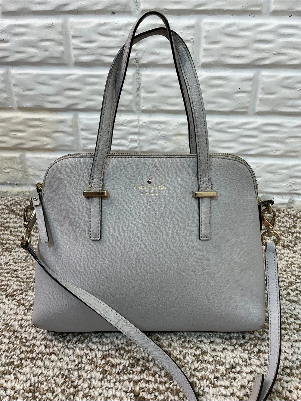 REHAB BUNDLE OF 3 LEATHER BAGS 2 KATE SPADE AND REBECCA MINKOFF